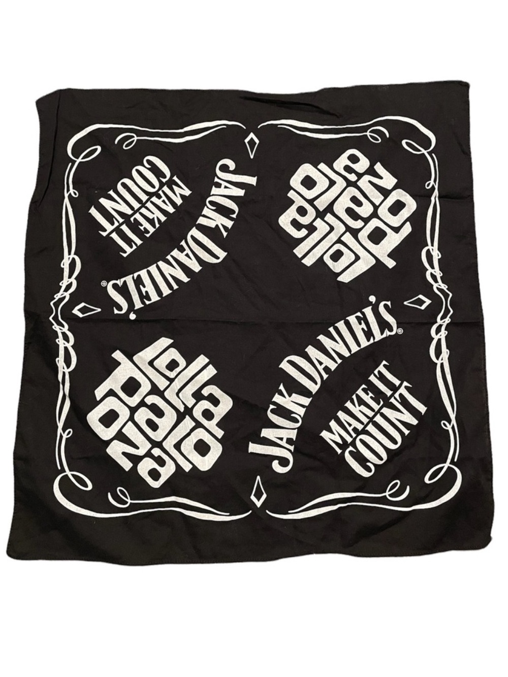 Lollapalooza & Jack Daniels Whiskey Festival Music Event Bandanna Handkerchief